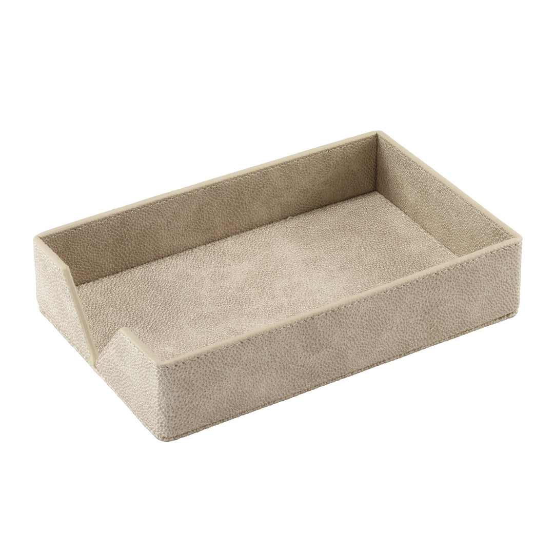 Stingray Guest Towel Box in Pearl