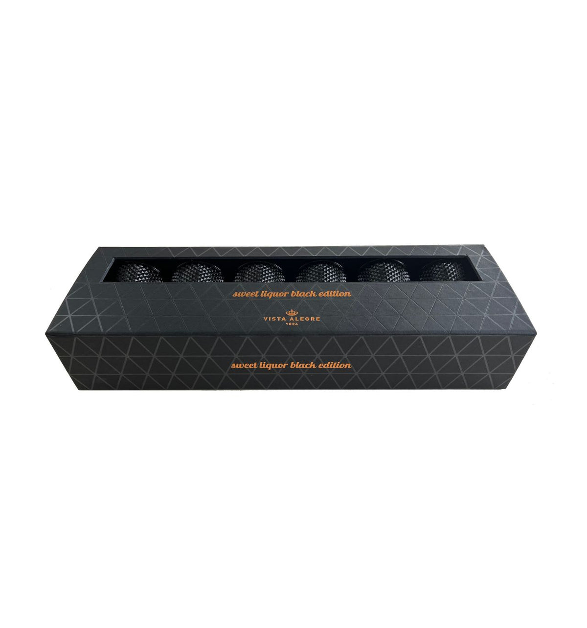 Set of 6 Cordials Black Sweet Liquor