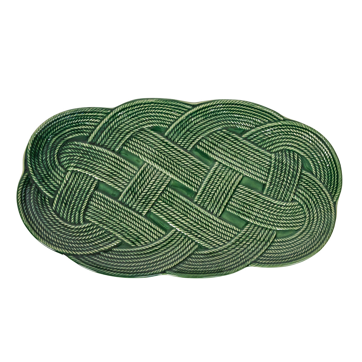 Le Panier Mystic Knot 15" Hostess Tray Basil