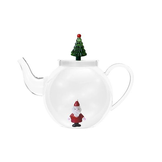 Christmas Teapot Santa