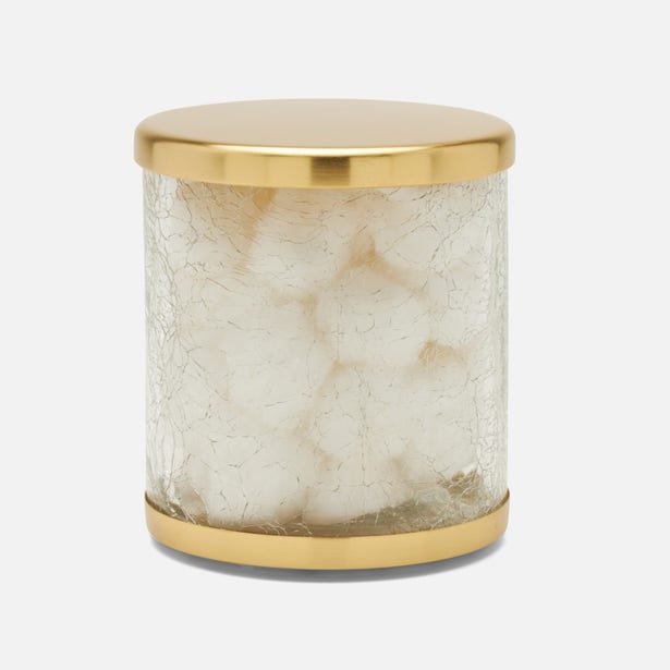Pomaria Brushed Gold Canister Large