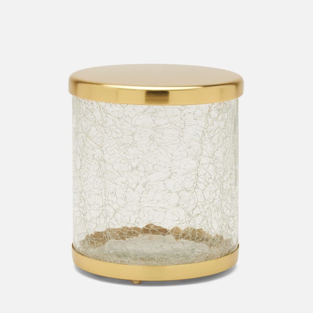 Pomaria Brushed Gold Canister Large