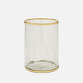Pomaria Brushed Gold Wastebasket