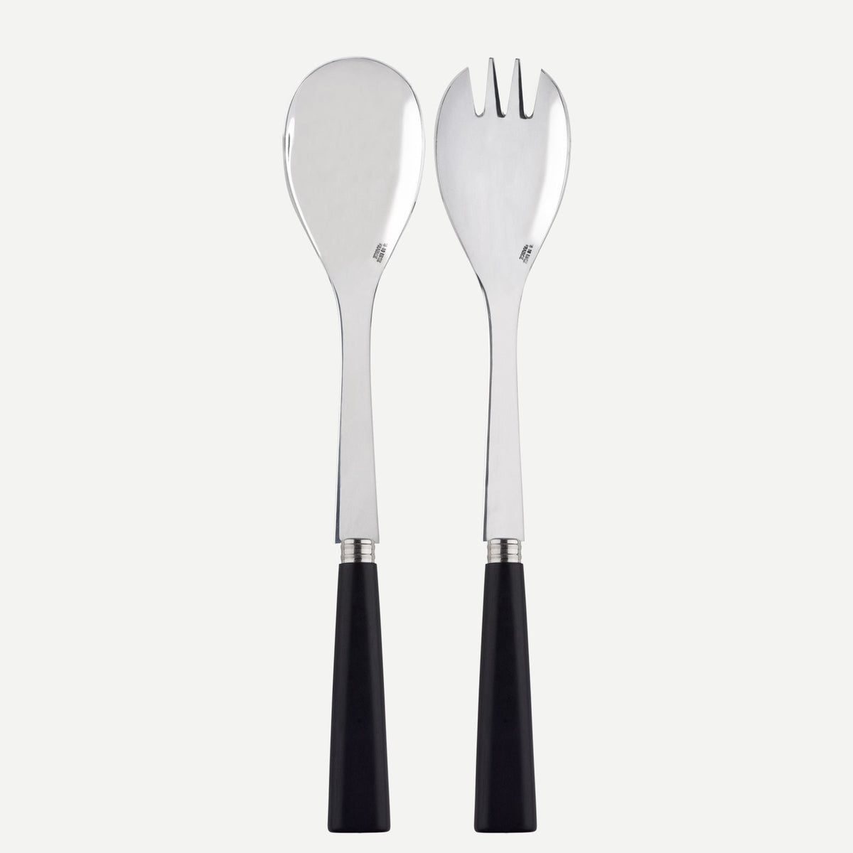 Salad Server Set Nature Black Wood
