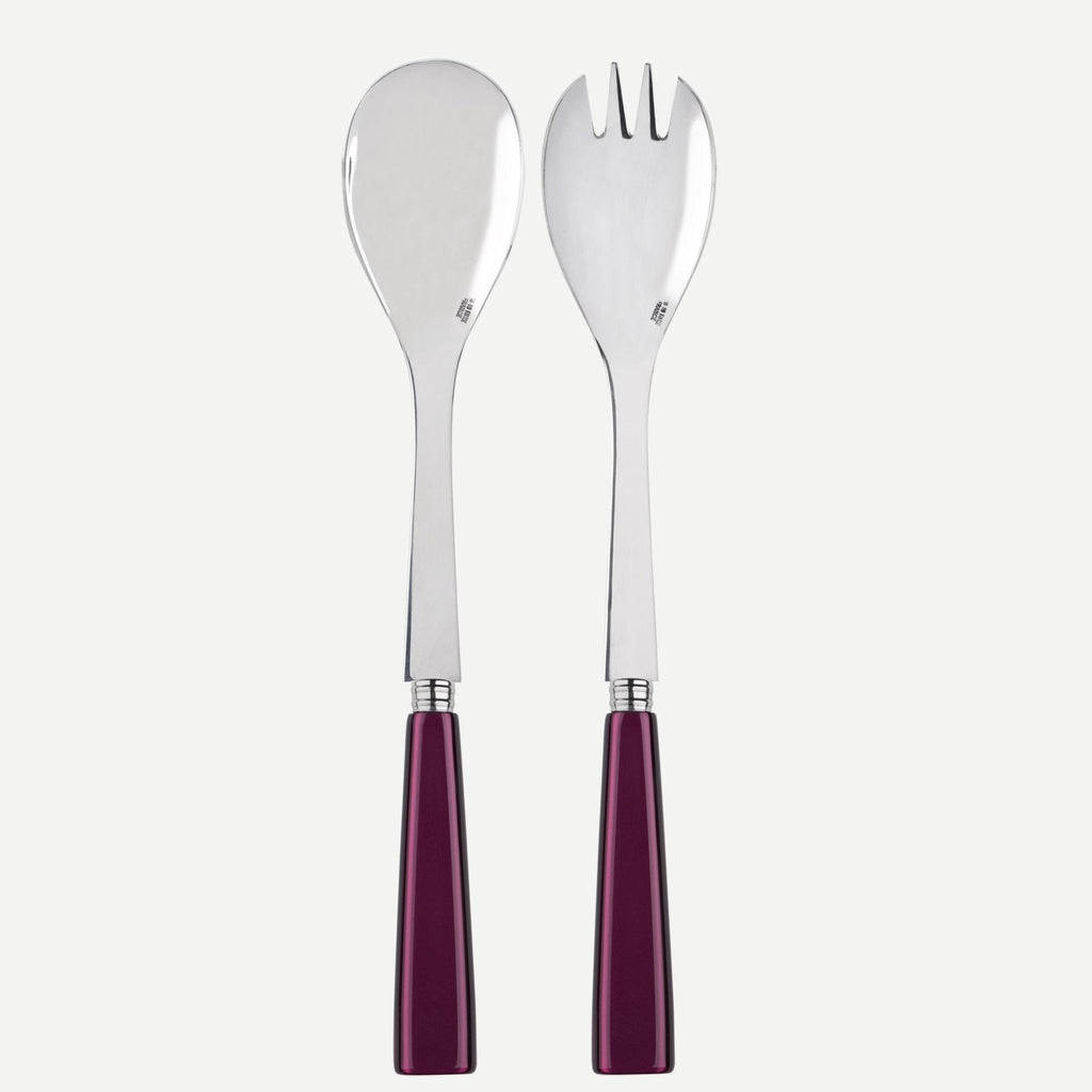 Icone Salad Set 2pcs Aubergine