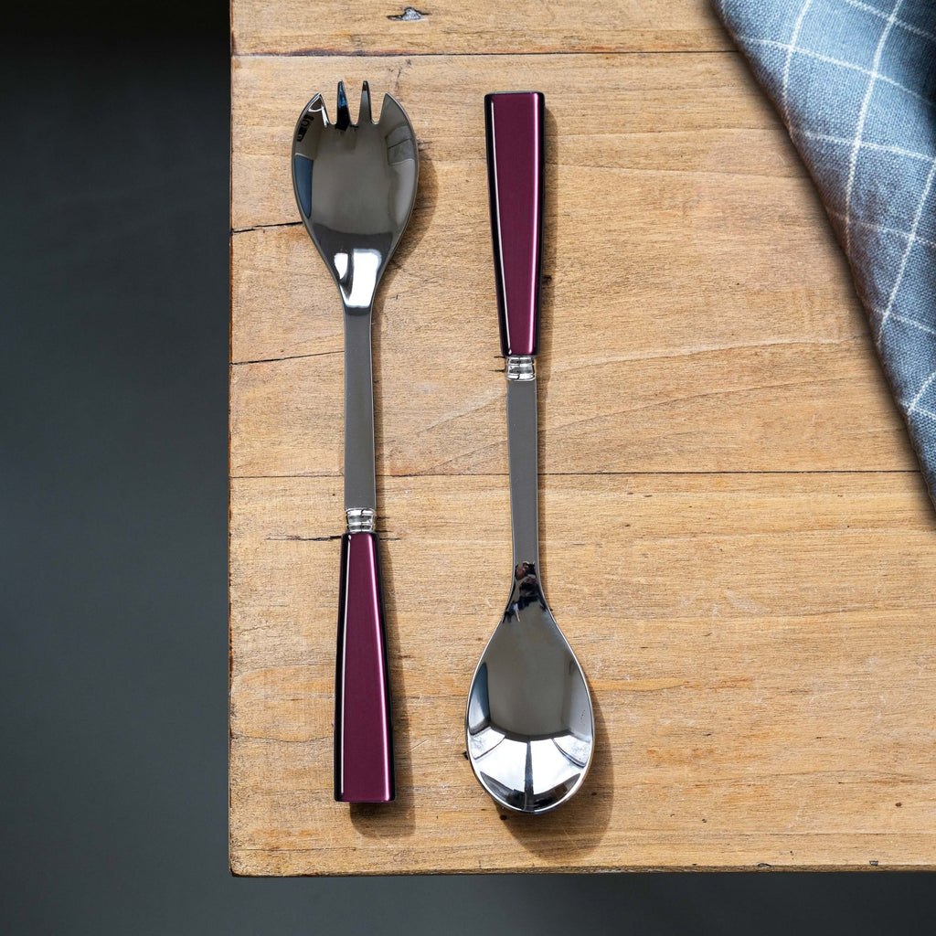 Icone Salad Set 2pcs Aubergine