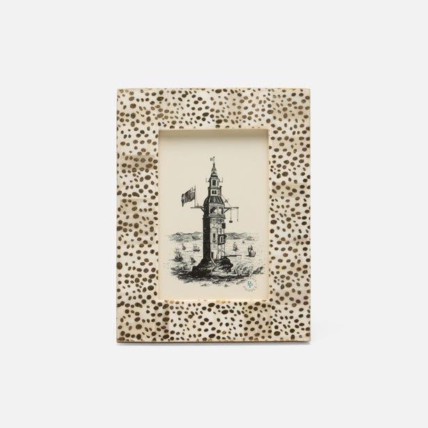 Ismailia Spotted Gold Frame 4"x6"