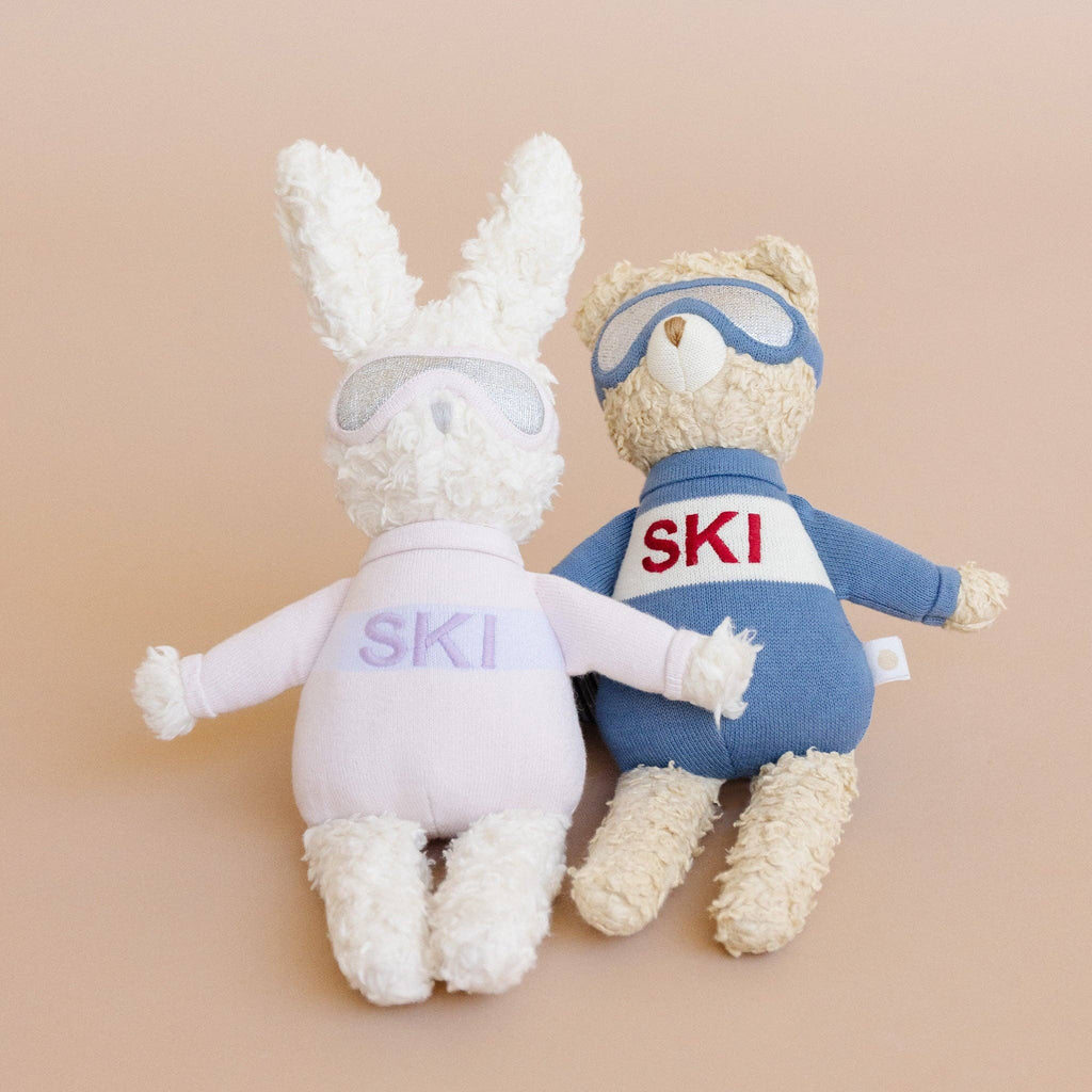 Pink Plush Bunny Ski Stuffed Animal
