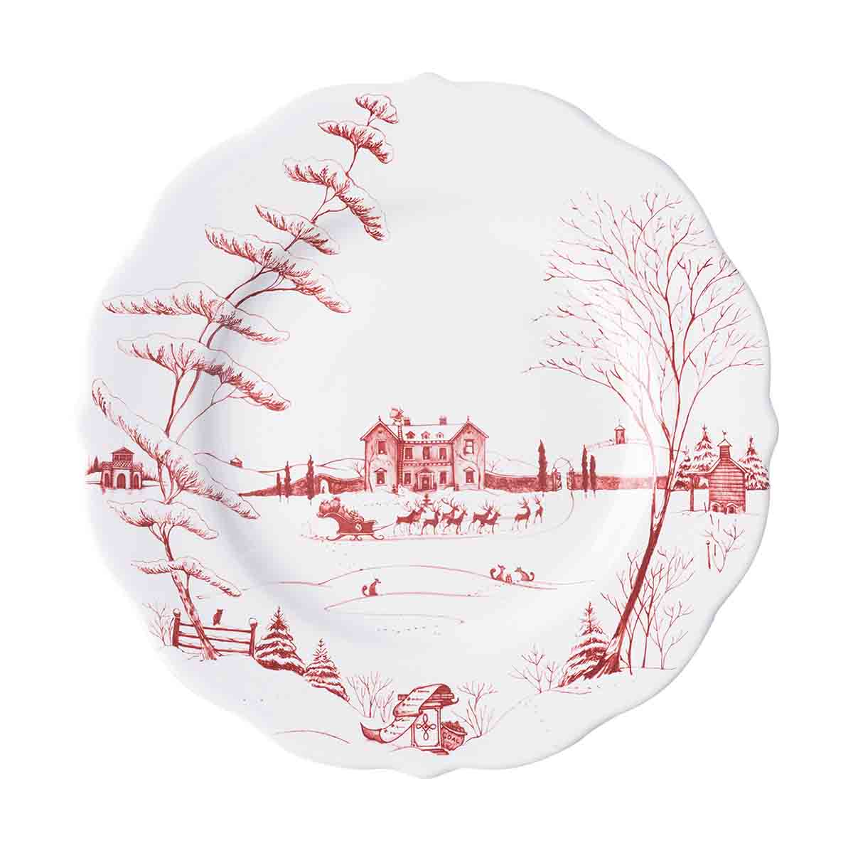 Country Estate Winter Frolic Dinner Plate