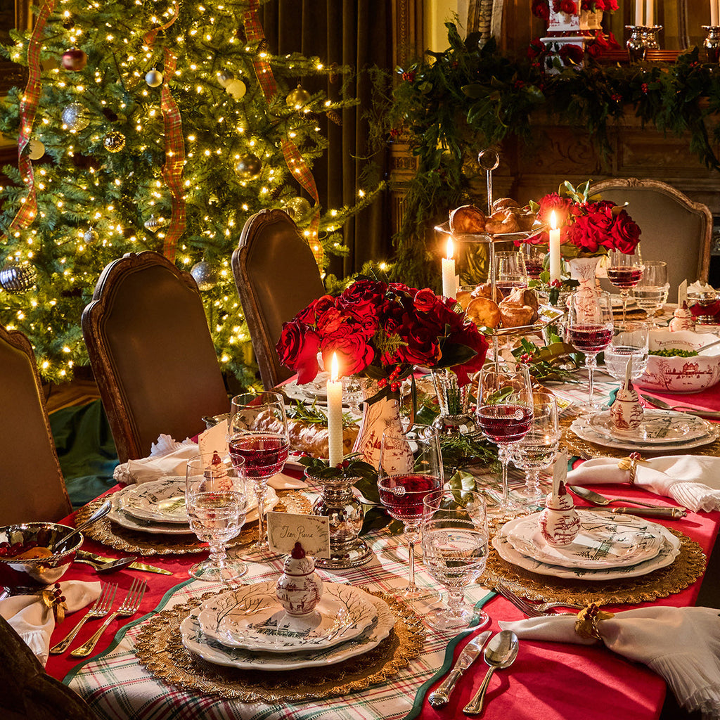 Country Estate Winter Frolic Dinner Plate Evergreen