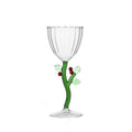 Christmas Stem Glass Holly
