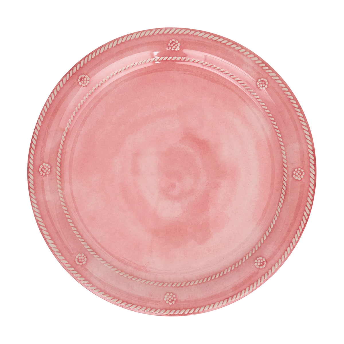 Berry & Thread Melamine Dinner Plate Coral