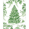 Christmas Toile Green Enclosures 4 Pack