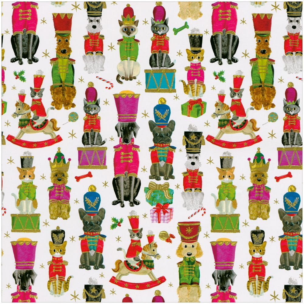 Toy Soldier Pets Roll Wrap