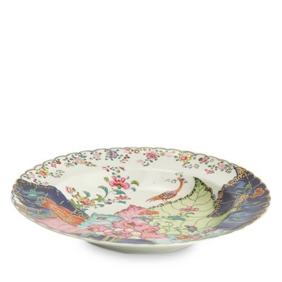Tobacco Leaf Rim Soup Bowl