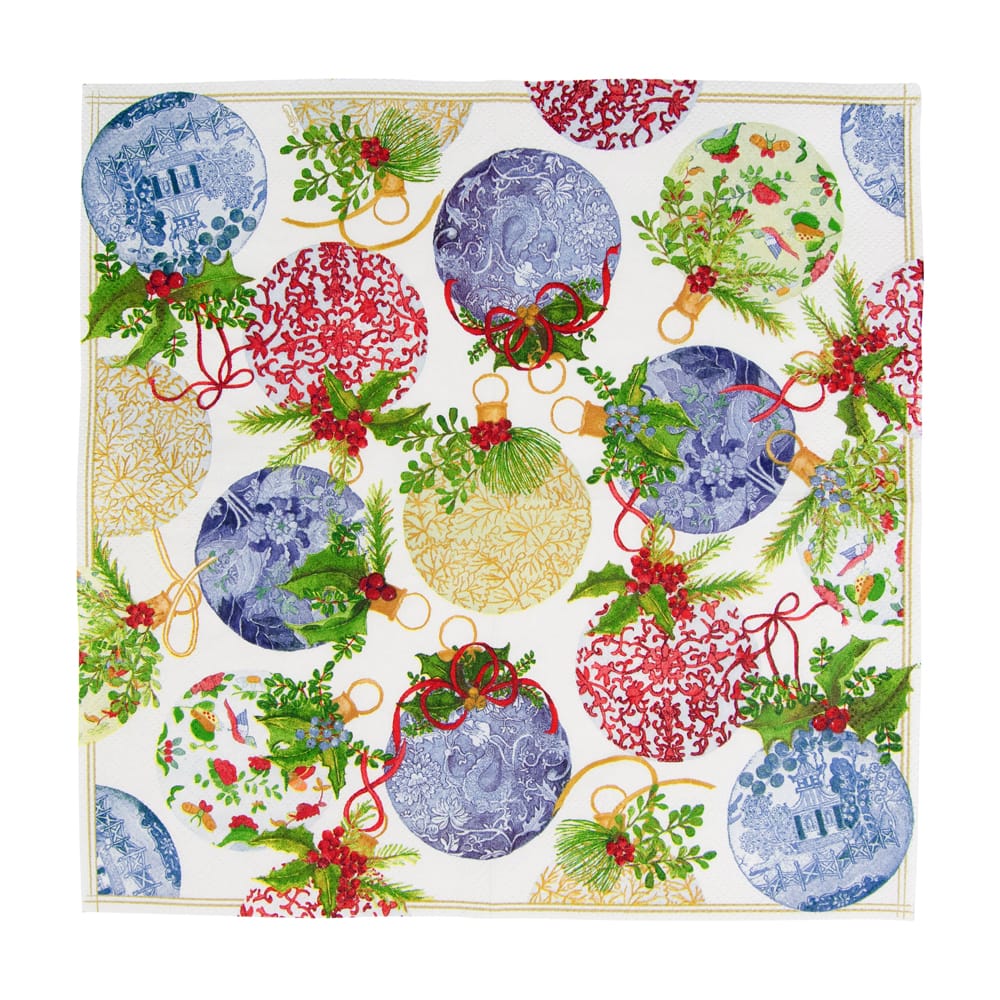 Porcelain Ornaments Napkin Cocktail