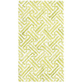 Fretwork Moss Guest Towel