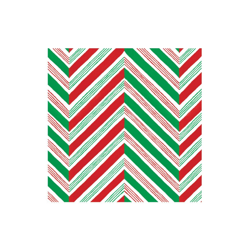 Cocktail Napkin Candy Cane