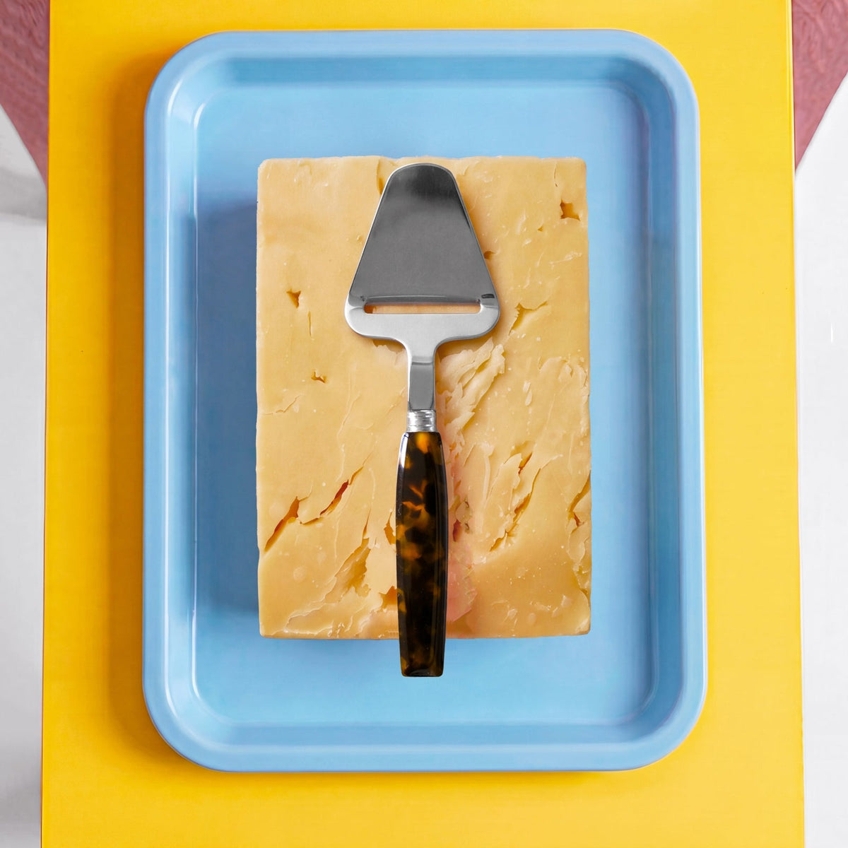 Djembe Cheese Slicer Faux Tortoise