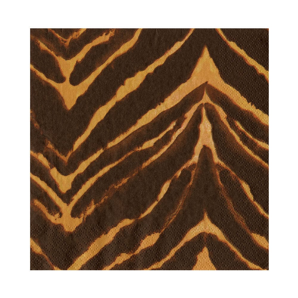 Go Wild Brown Napkin Cocktail