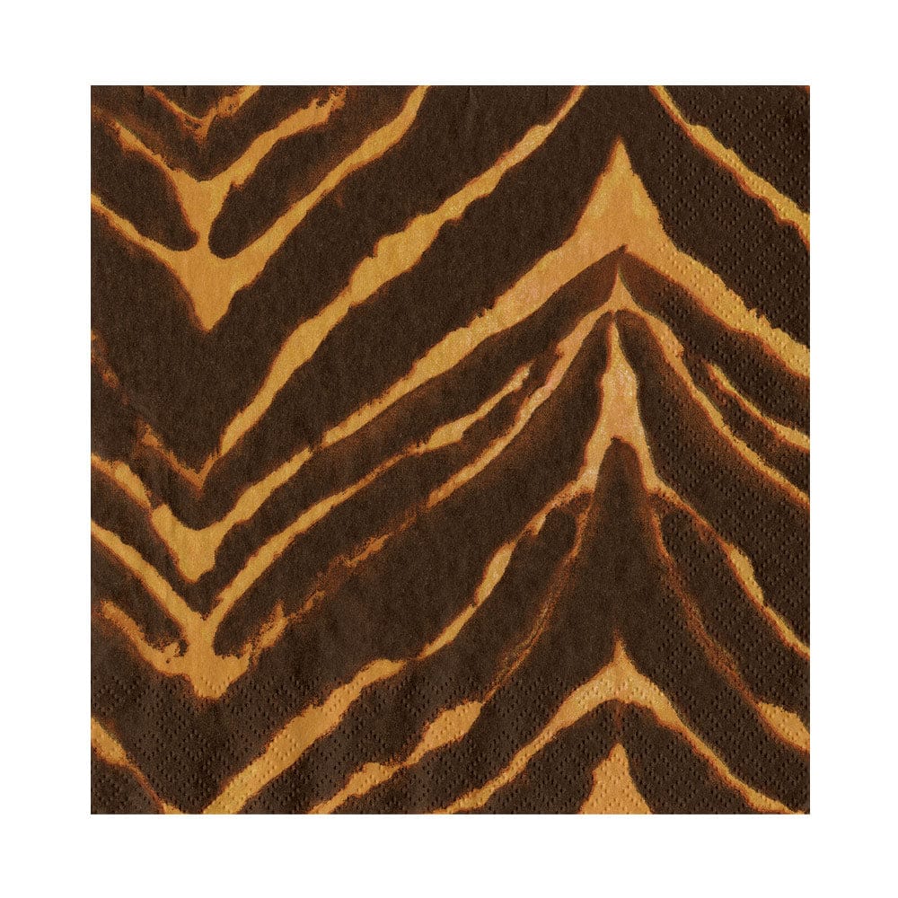 Go Wild Brown Napkin Cocktail