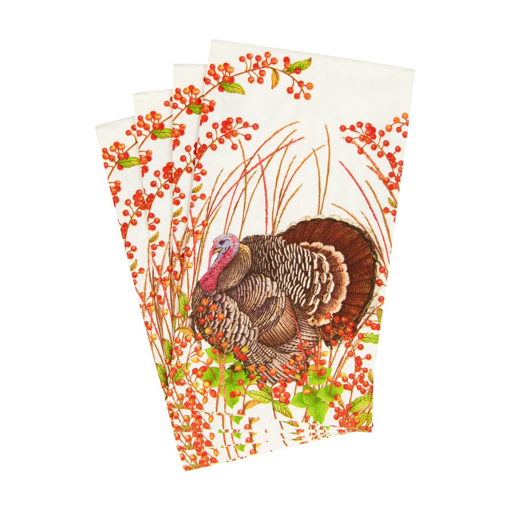 Turkey And Berries Guest Towel