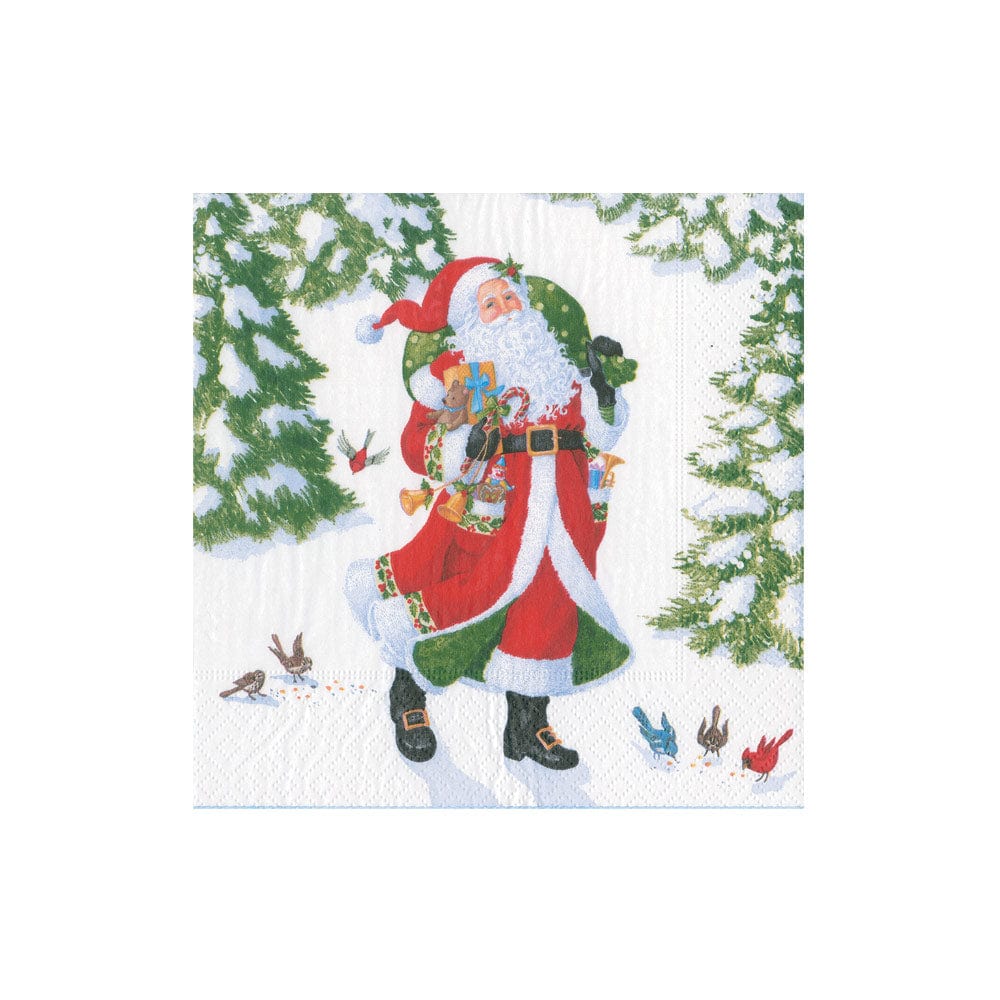 Woodland Santa Napkin Cocktail