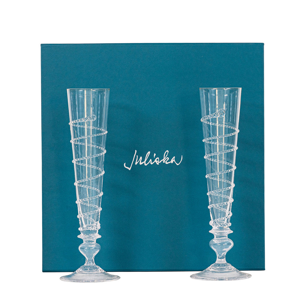 Amalia Champagne Flute Set of 2
