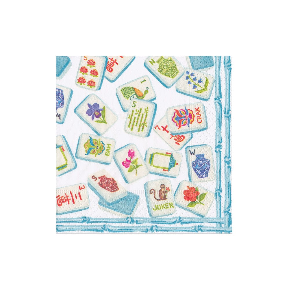 Mahjong Robin's Egg Napkin Cocktail