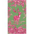 Stag Toile Raspberry Sage Guest Towels