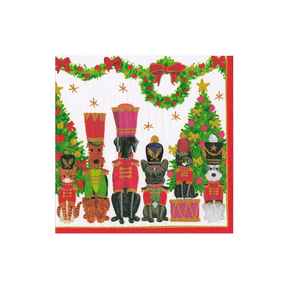 Toy Soldier Pets Napkin Cocktail