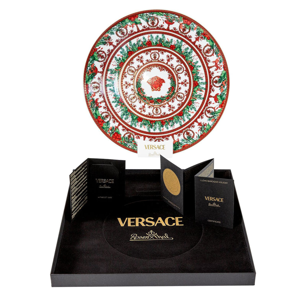 I Love Baroque Holiday Christmas Plate