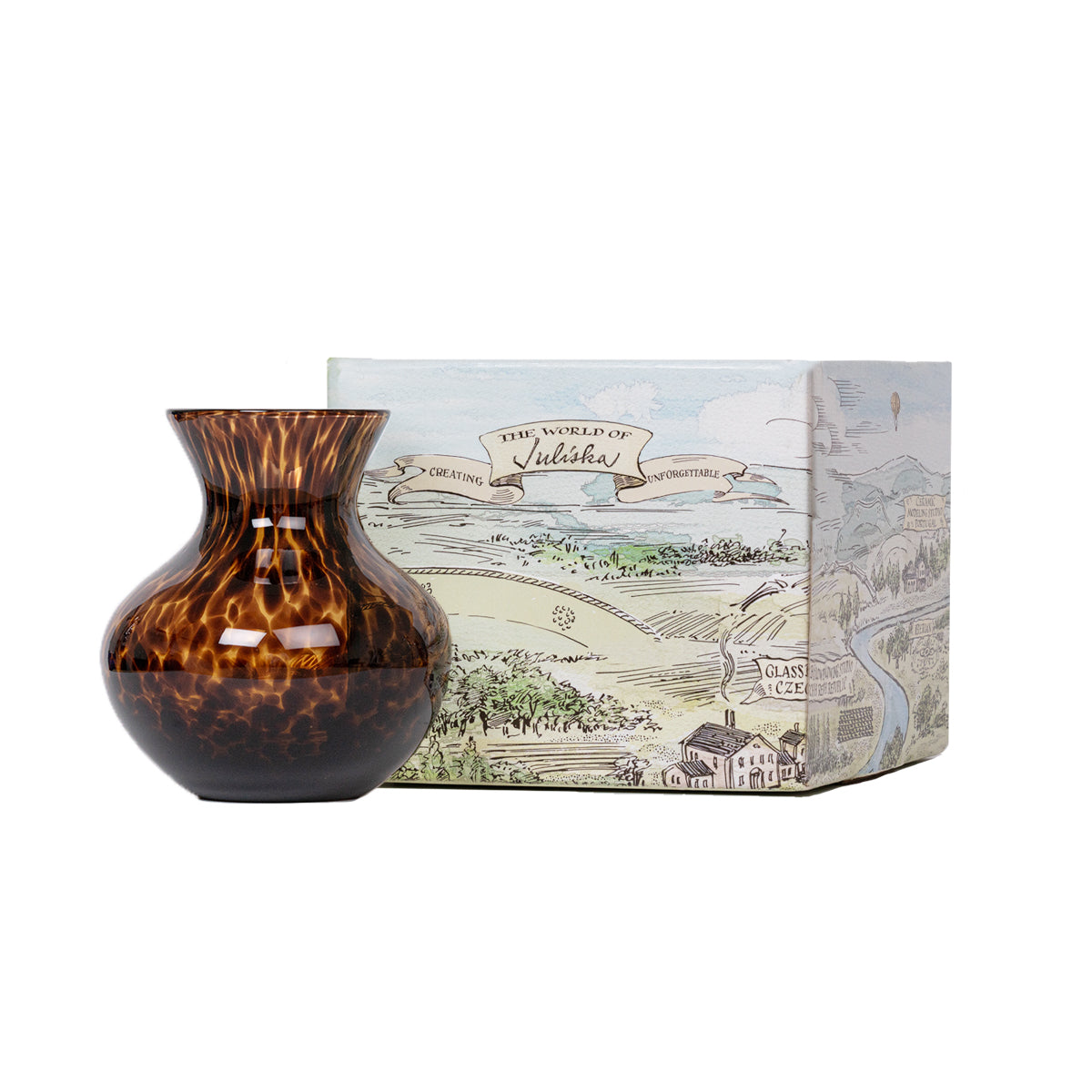 Puro 6" Vase Tortoiseshell