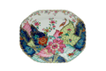 Tobacco Leaf Large Octagonal Platter