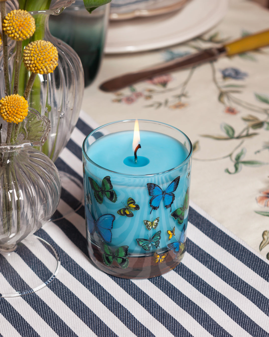 Butterflies Candle