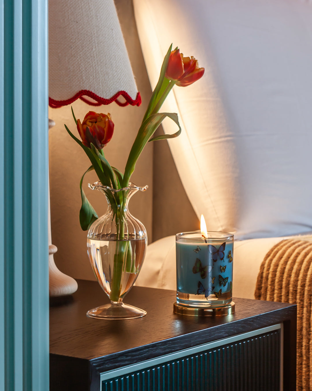 Butterflies Candle