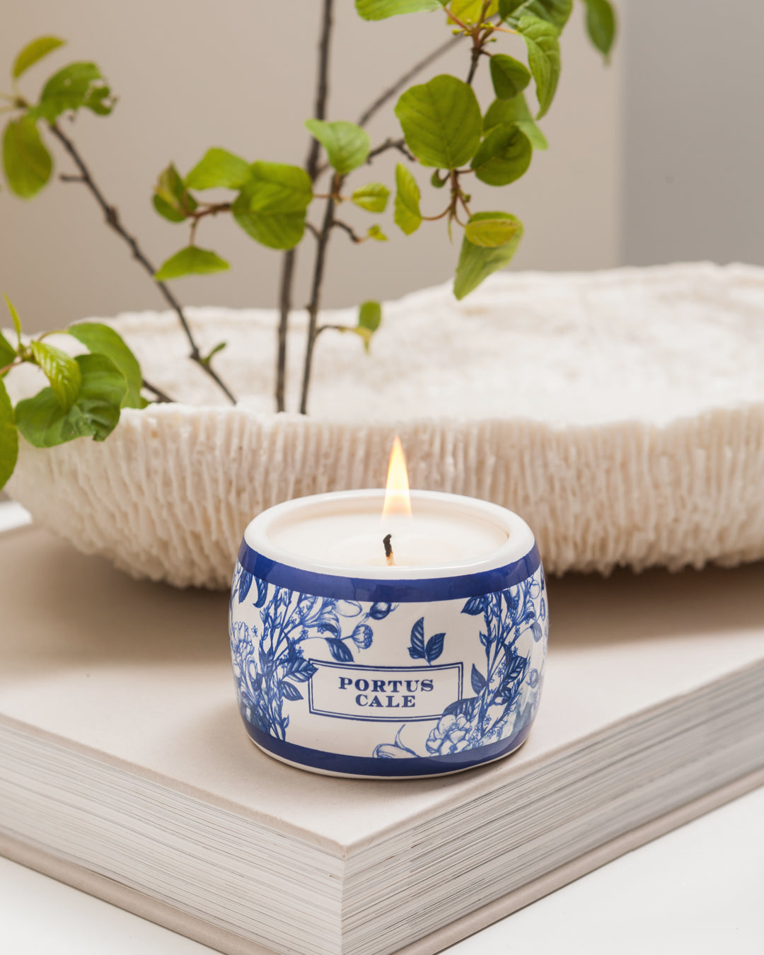 Gold & Blue Tealight Candle Gift Set