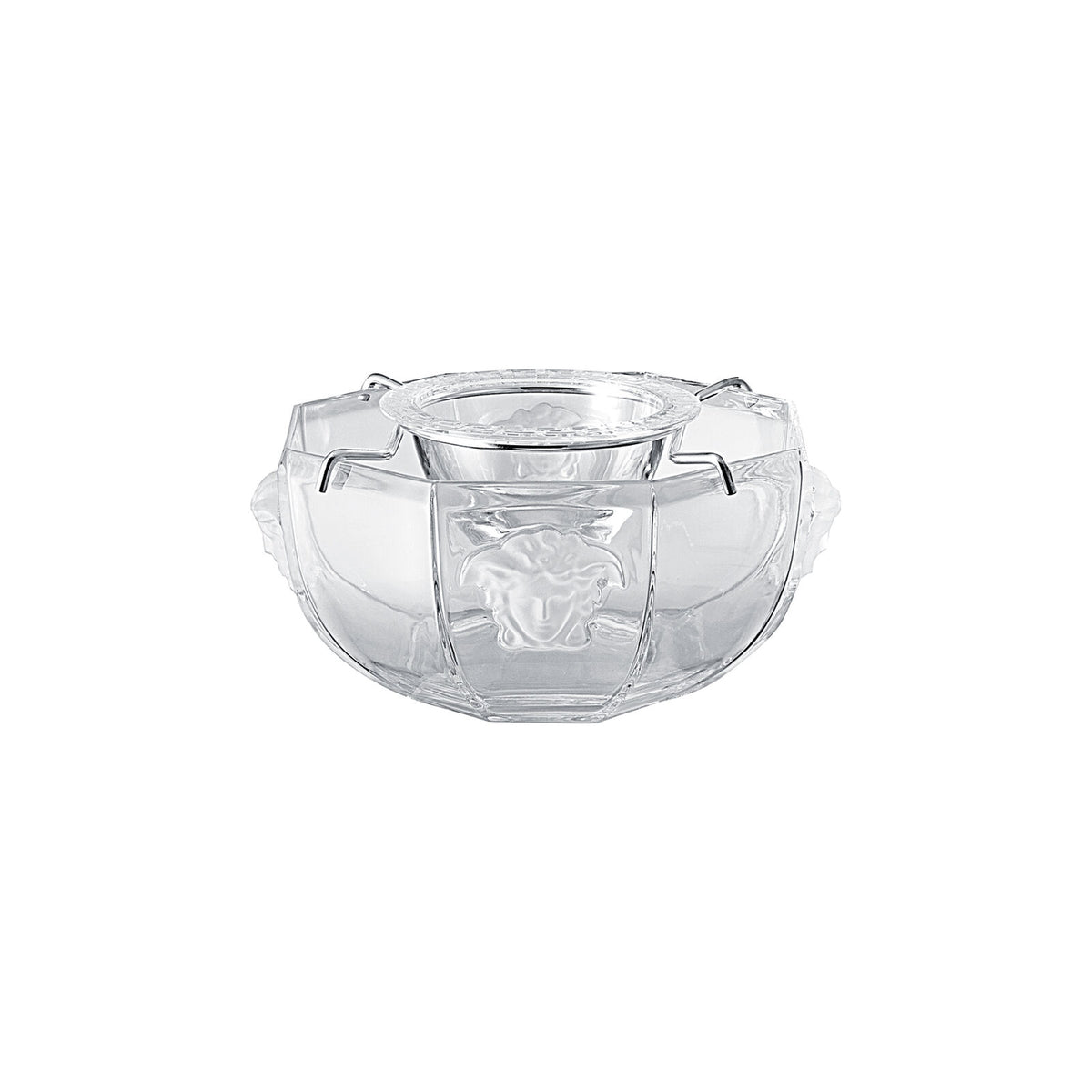 Medusa Crystal Caviar Bowl With Insert