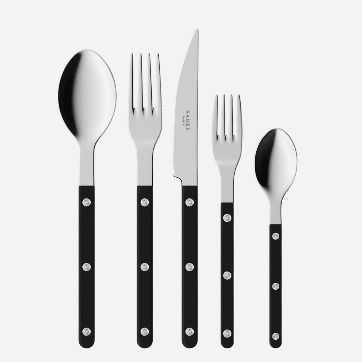 Bistrot Shiny 5pps Solid Black