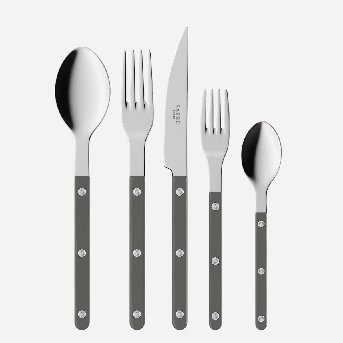 Bistrot Shiny 5pps Dark Grey