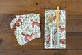 Fanciful Fox Cocktail Napkin