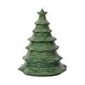 Berry & Thread Christmas Tree Cookie Jar With Lid Basil