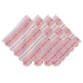 Villa Stripe Napkin Red