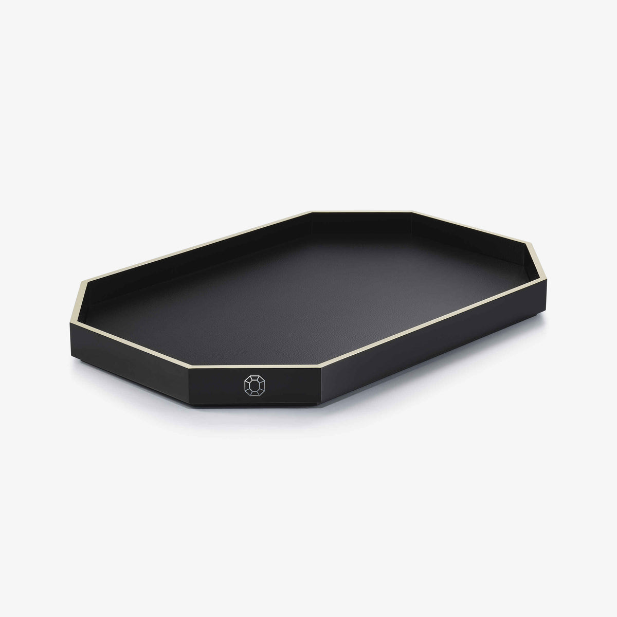 Octogone Tray Black Large