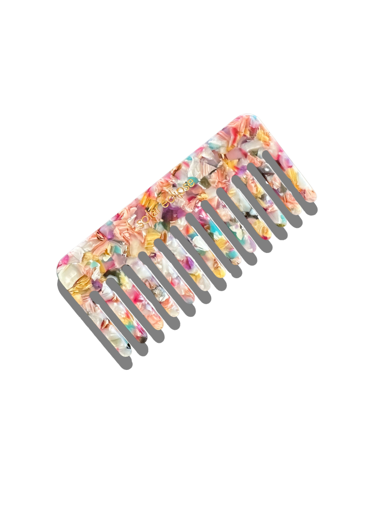 Detangling Wide Tooth Hair Comb Multi-Tortoise