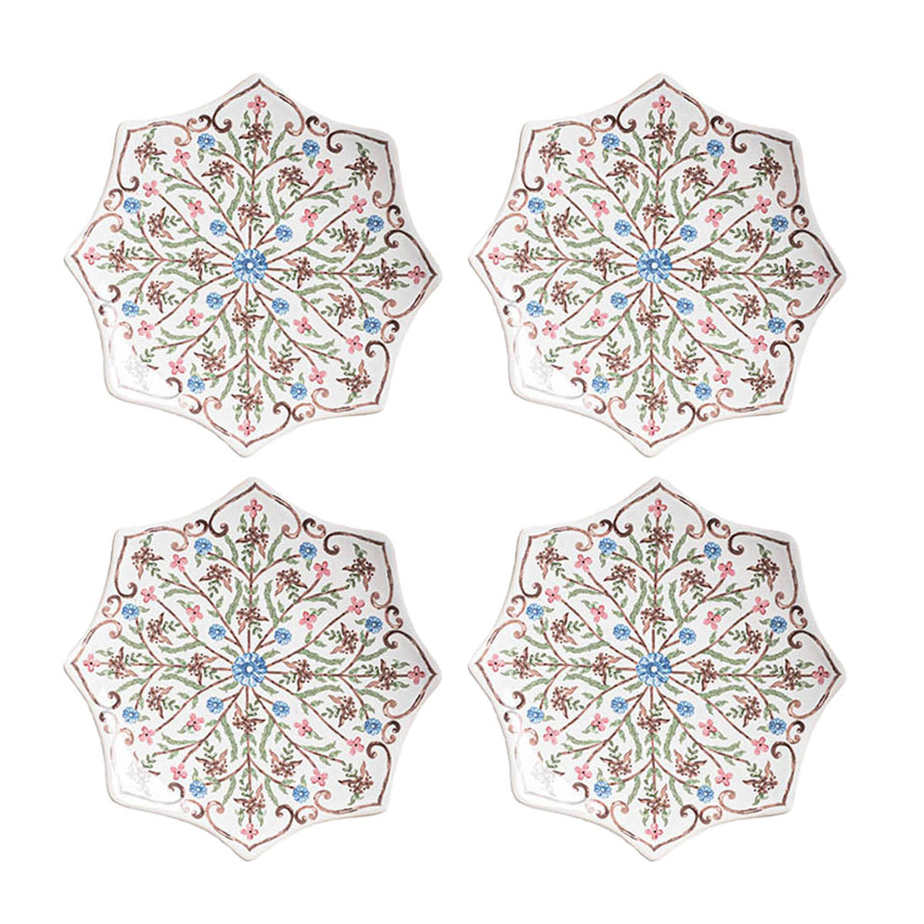 Villa Seville Scalloped Side/Cocktail Plate Set of 4