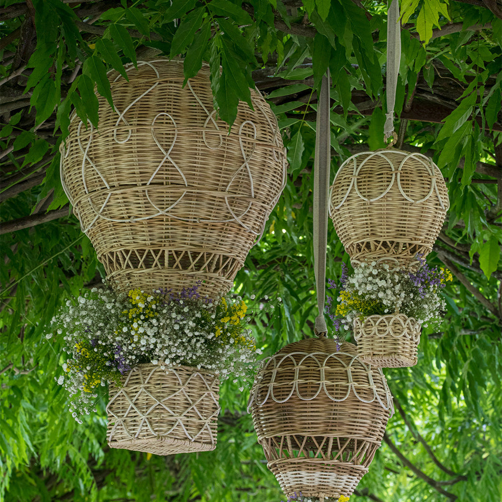 Provence Rattan 14" Hot Air Balloon