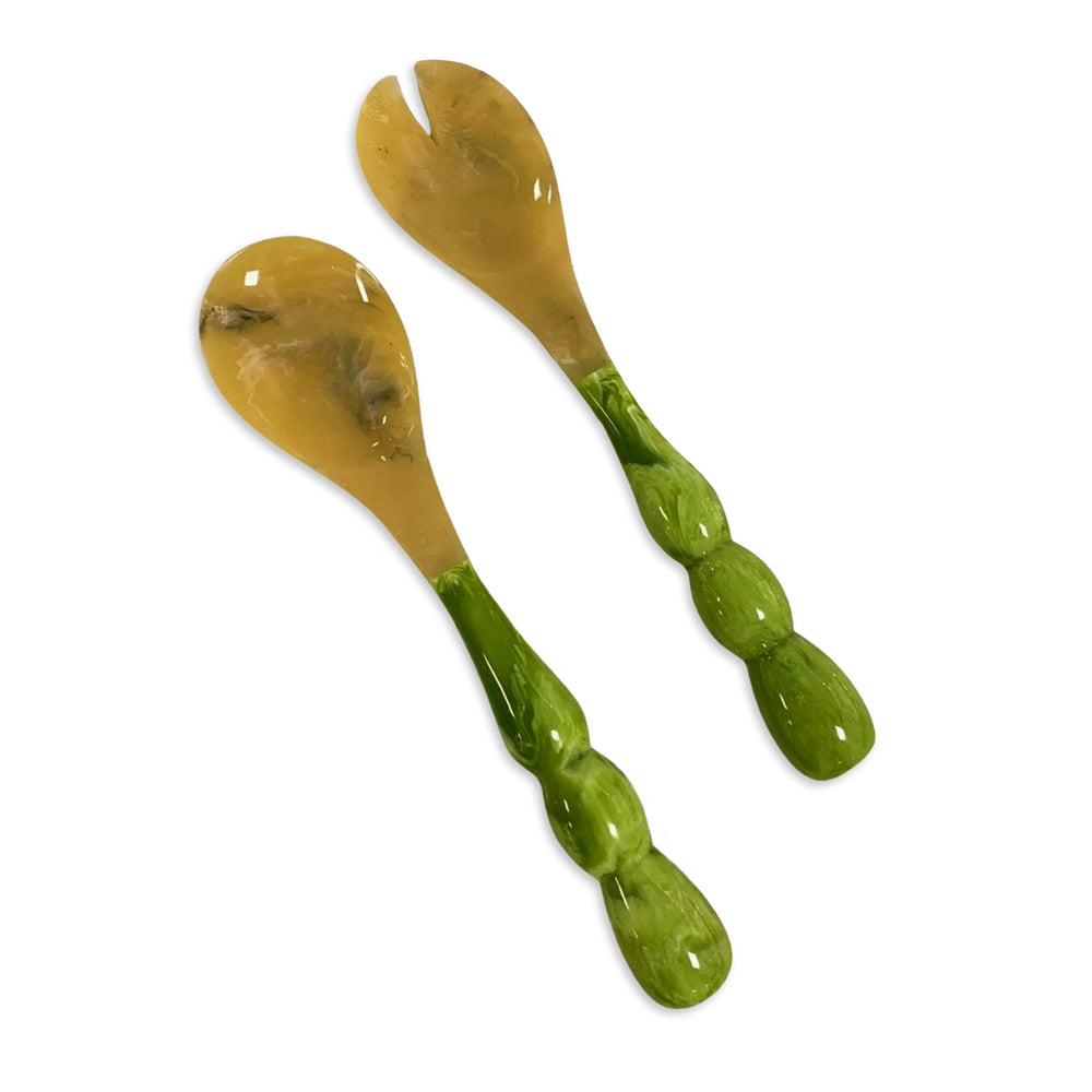 Rio Bubble Salad Servers Green