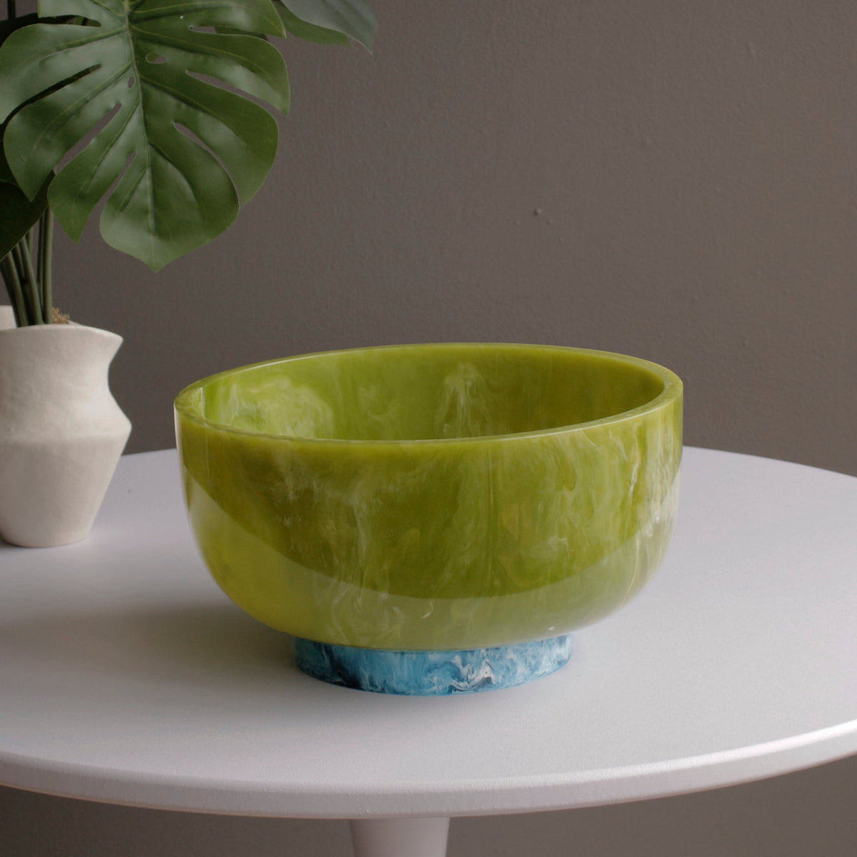 Rio Large Round Bowl Green & Blue