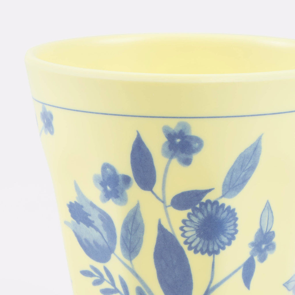 Vintage Botanical Melamine Cups Set/4